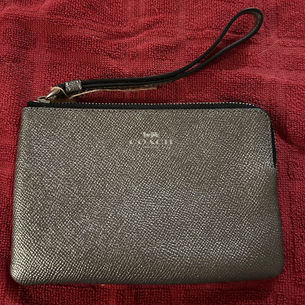 Coach Glitter Wristlet